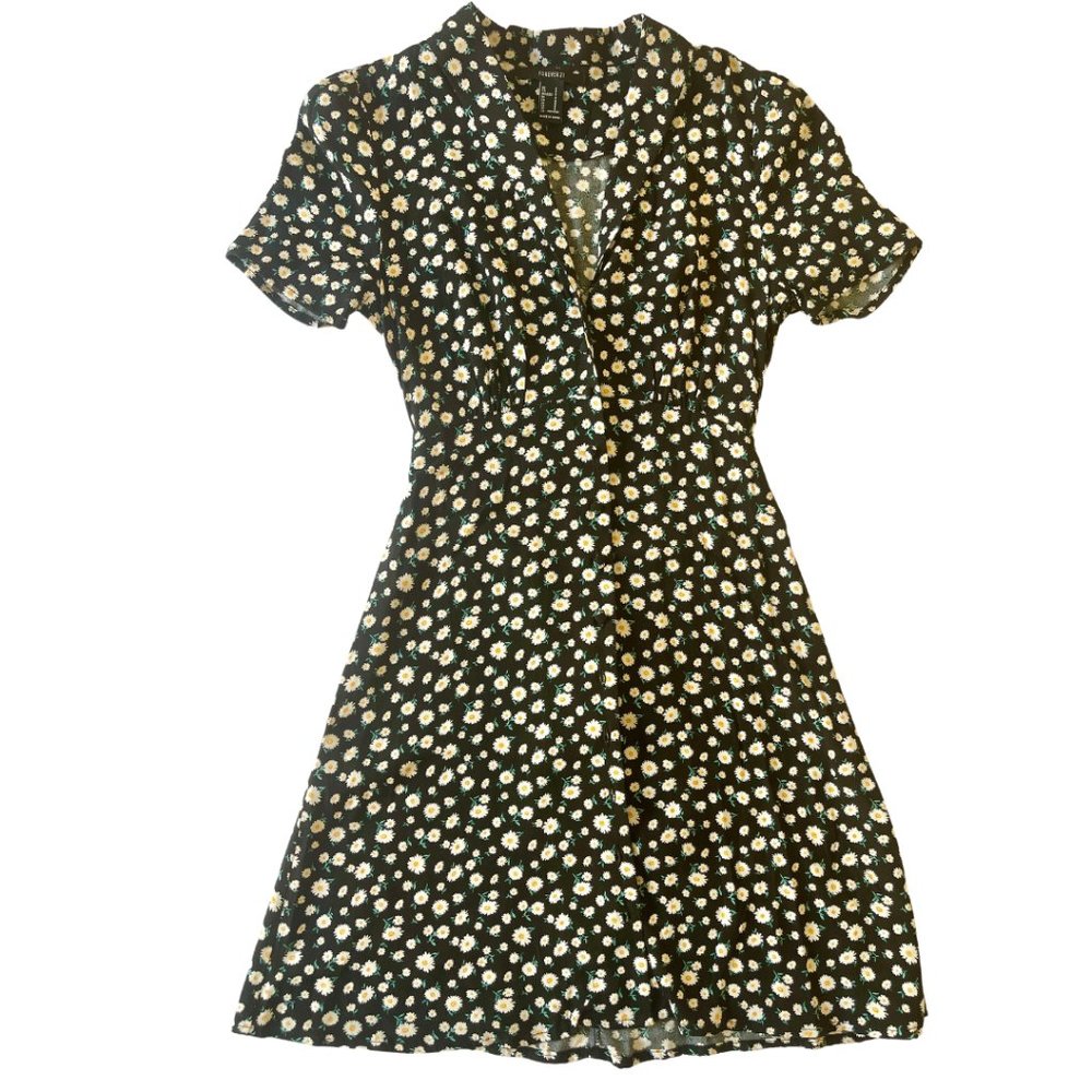 NWOT 90s Inspired Forever 21 Flower Dress Women's Size S N